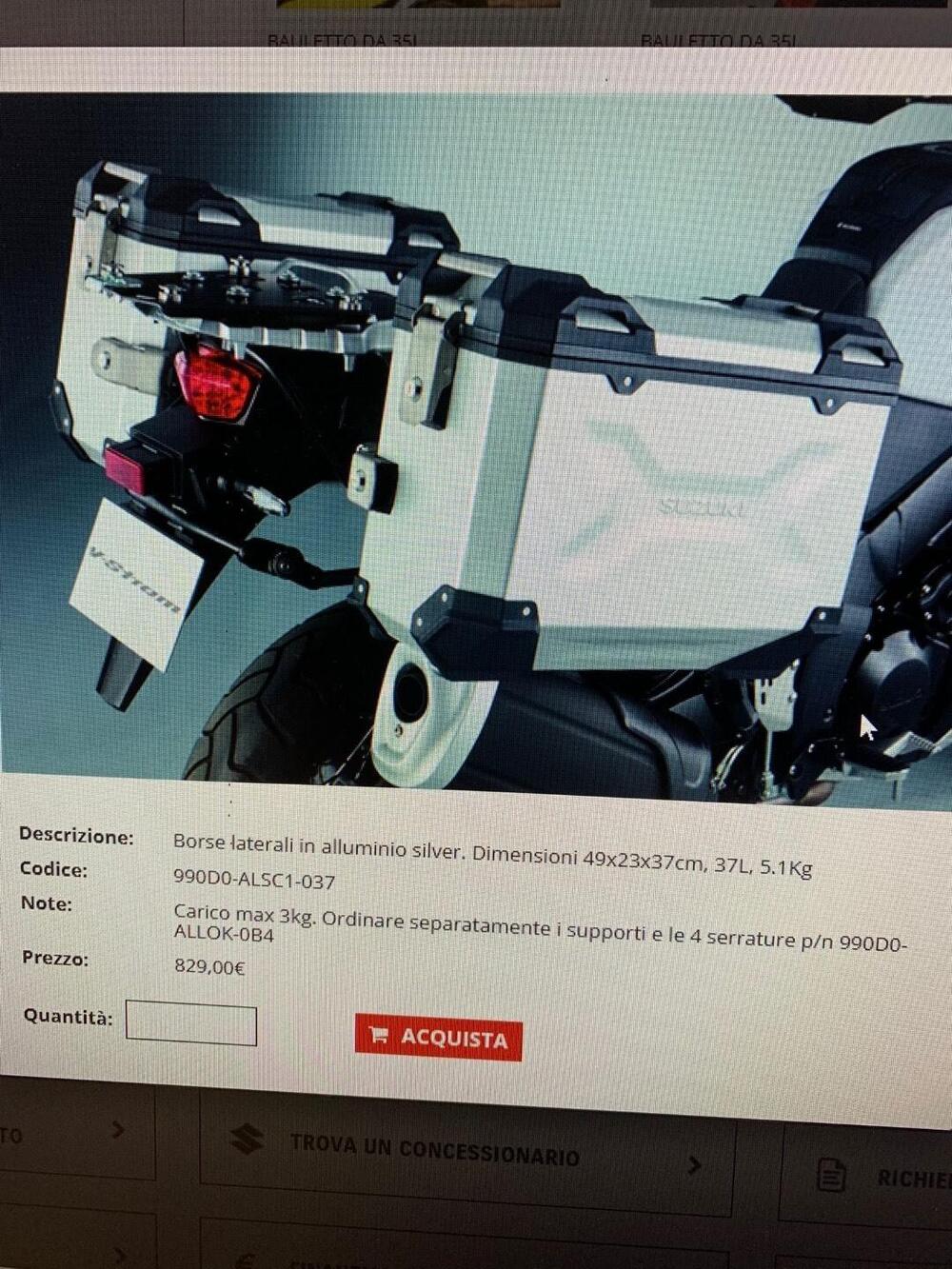 Borse per Suzuki V strom (2)