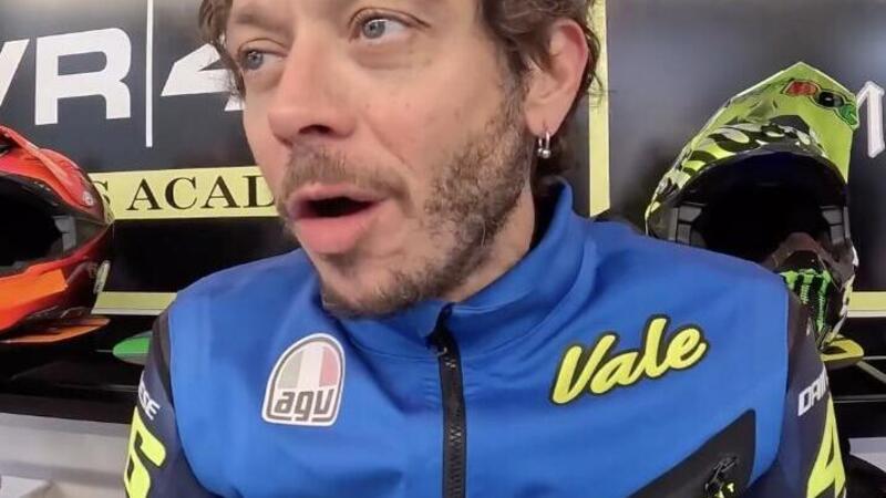 Ecco come Valentino Rossi racconta il via della 100 km dei Campioni al Ranch