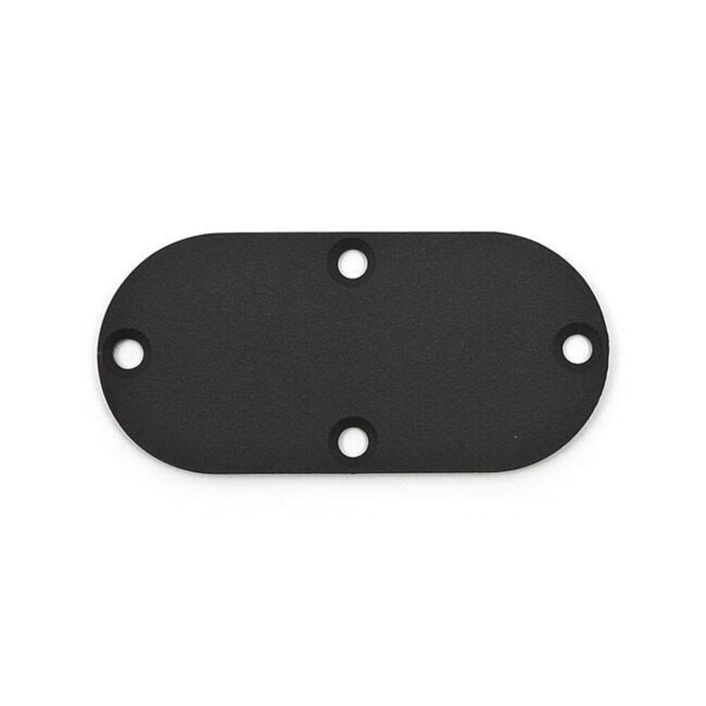 Coperchio ispezione nero grinzato per Softail dal 