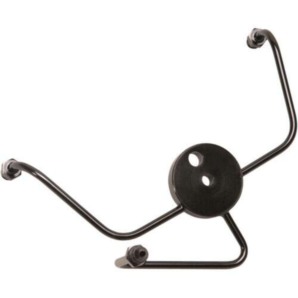 Sdoppiatore nero con attacchi AN-3 per piastre lar 