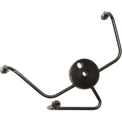 Sdoppiatore nero con attacchi AN-3 per piastre lar 