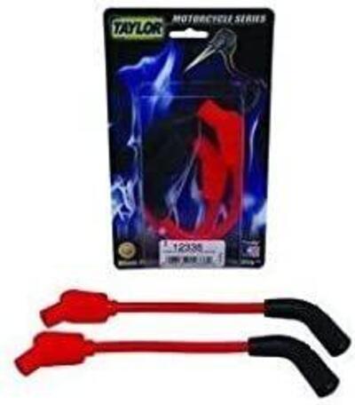 Cavi candele rossi 8mm - pari lunghezza 20 cm per 