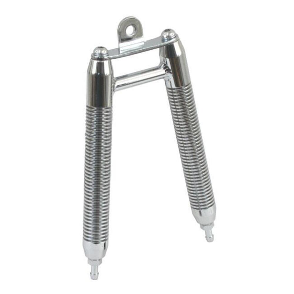 Radiatore olio V-shape cromato per telai con tubi 