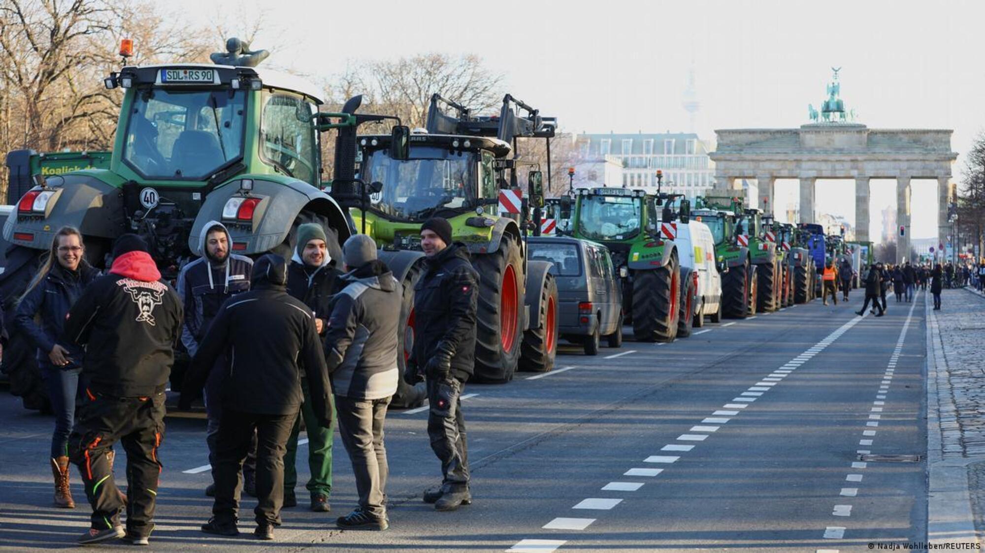 Protesta agricoltori tedeschi