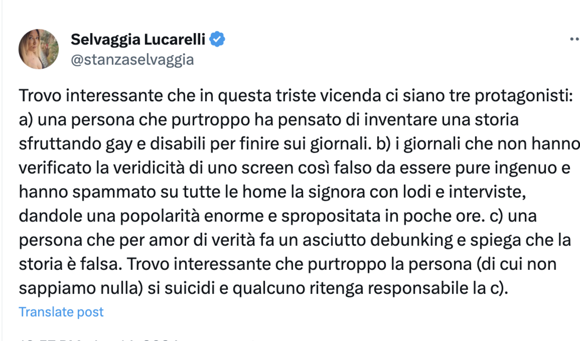 Selvaggia Lucarelli