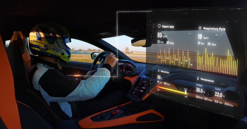 Lamborghini: al CES debutta la nuova telemetria con il copilota digitale