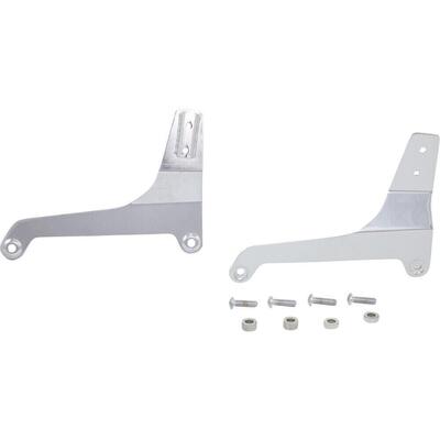 Piastre cromate per schienalino Sissy Bar fisso pe 