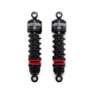 Ammortizzatori 11,5" neri Burly Slammer Plus per T 