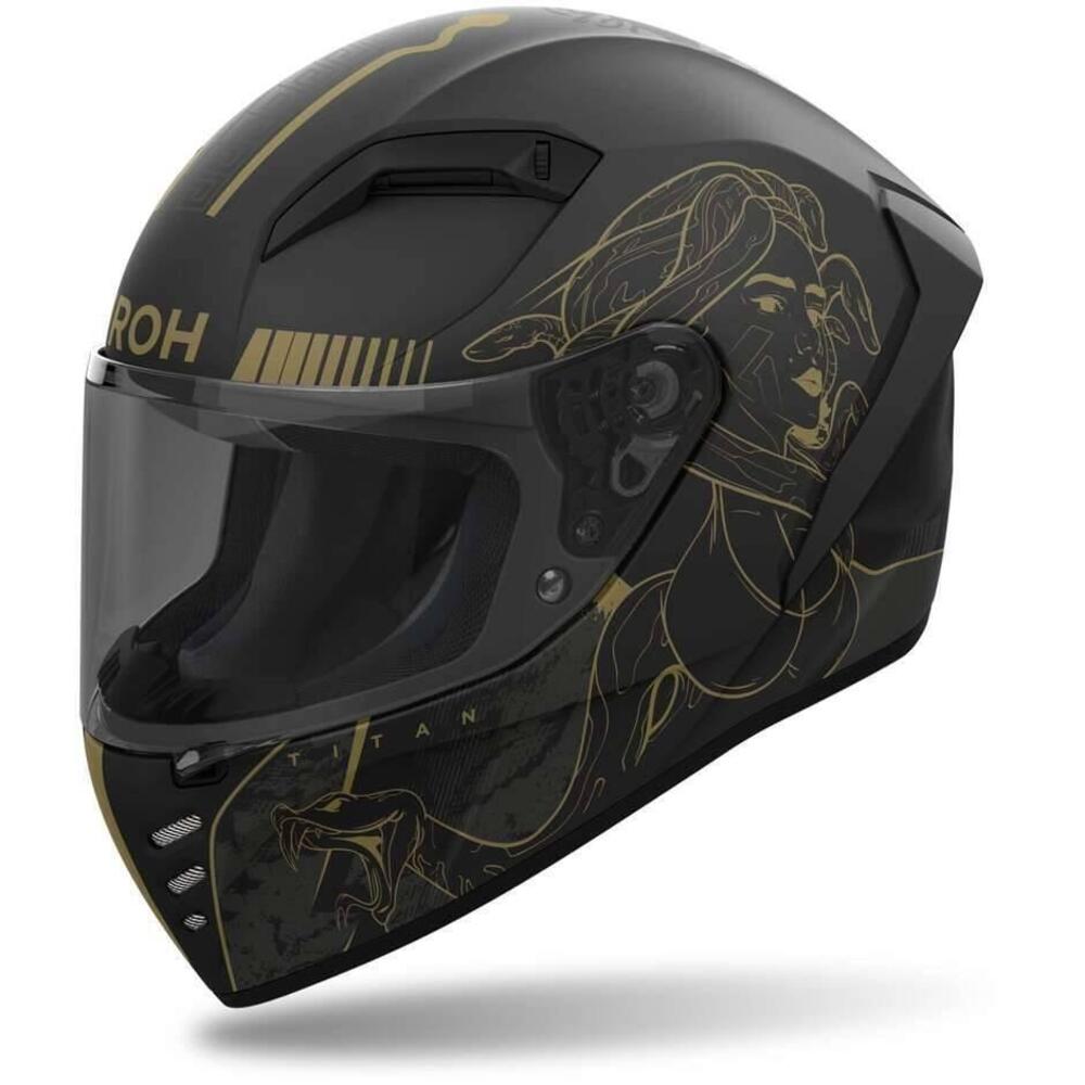 CASCO INTEGRALE AIROH TITAN MATT - AIRCNTIT35-