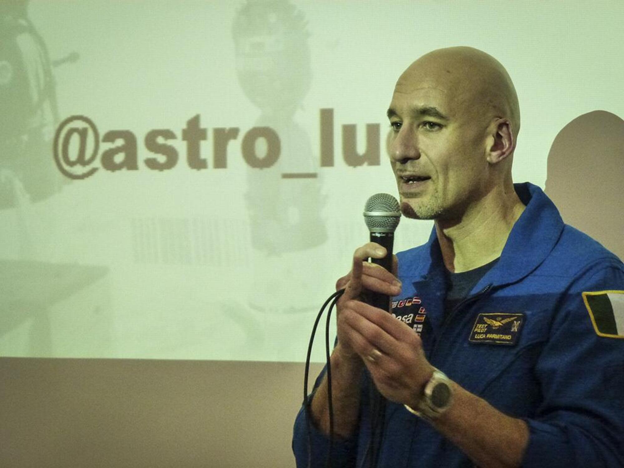 L&#039;astronauta Luca Parmitano