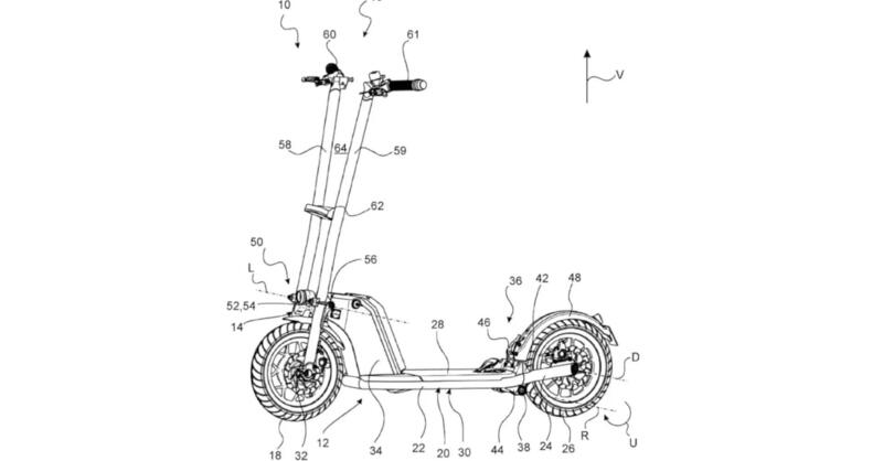 Brevetto BMW: monopattino o &ldquo;stand up&rdquo; scooter pieghevole?