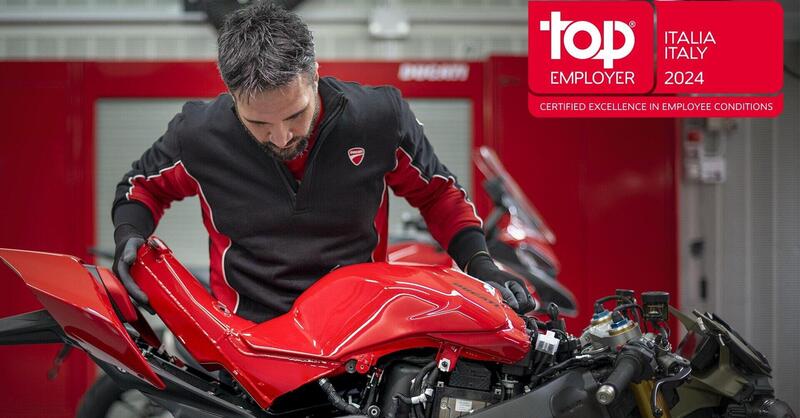 Per il decimo anno Ducati si conferma una delle aziende in cui i lavoratori stanno meglio