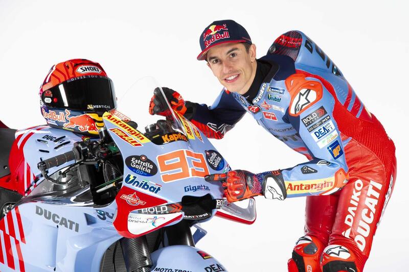 Le prime parole di Marc Marquez alla presentazione di Gresini ma (sorpresa!) la livrea della sua Ducati ha poche novit&agrave; [VIDEO e GALLERY]