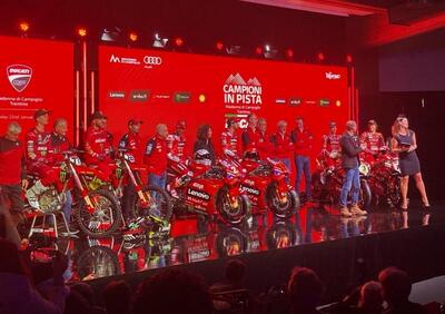 MotoGP 2024. La presentazione della Ducati da Madonna di Campiglio (e anche la Desmo da cross!) - LIVE [VIDEO e FOTO]