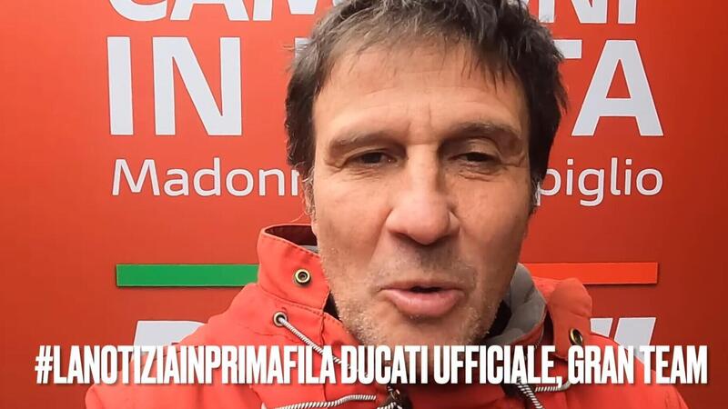 La notizia in prima fila: Ducati ufficiale, gran squadra [VIDEO]