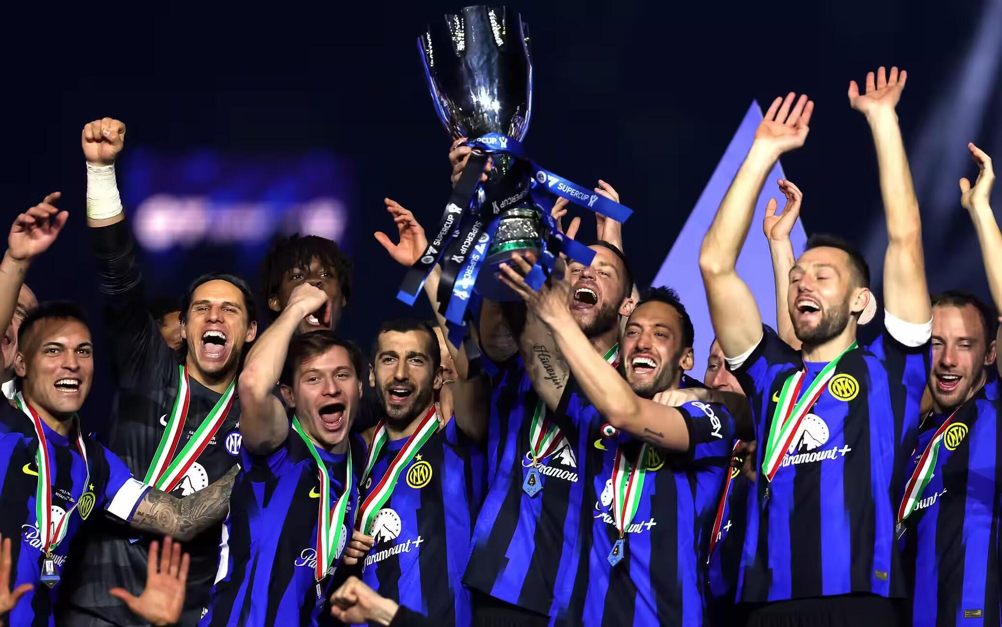 L&#039;Inter ha vinto la Supercoppa contro il Napoli
