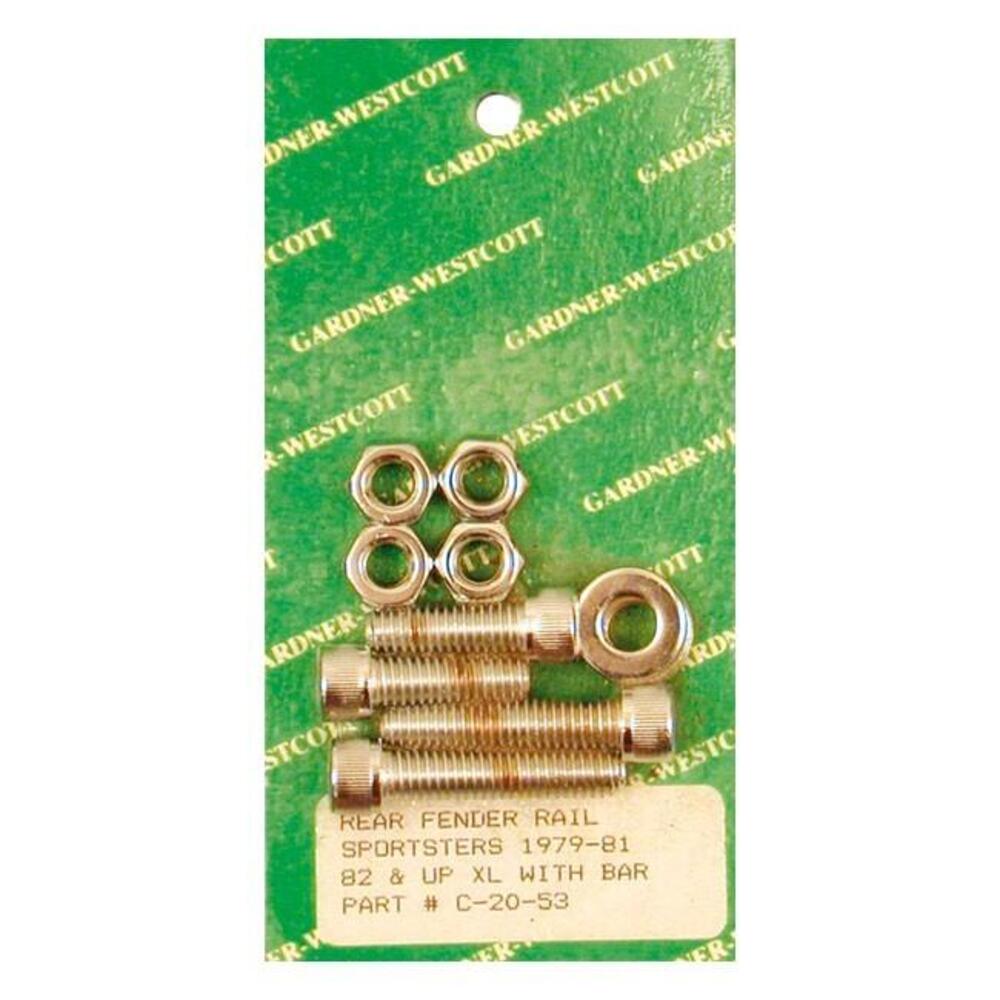 Viti montaggio parafango posteriore cromate per Sp 