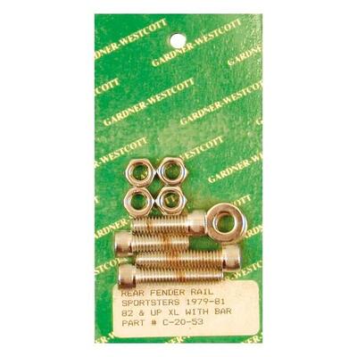 Viti montaggio parafango posteriore cromate per Sp 