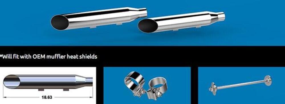 Marmitte Terminali Khrome Werks 3" Hp-Plus Slash c