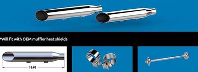 Marmitte Terminali Khrome Werks 3" Hp-Plus Slash c