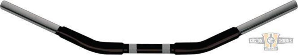 Manubrio Dragster 1-1/4" Largo 77cm nero, per Acce 