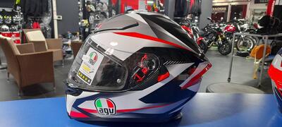 K5 S AGV E2205 MULTI MPLK - PLASMA WHITE/BLACK/RED
