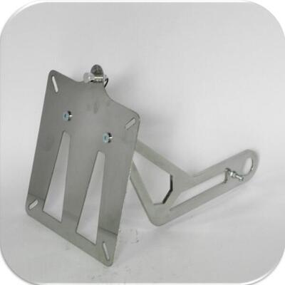 Portatarga italiana laterale universale Gray India 