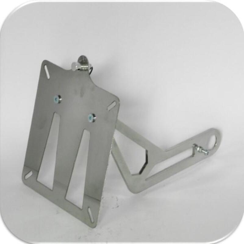 Portatarga italiana laterale universale Gray India 