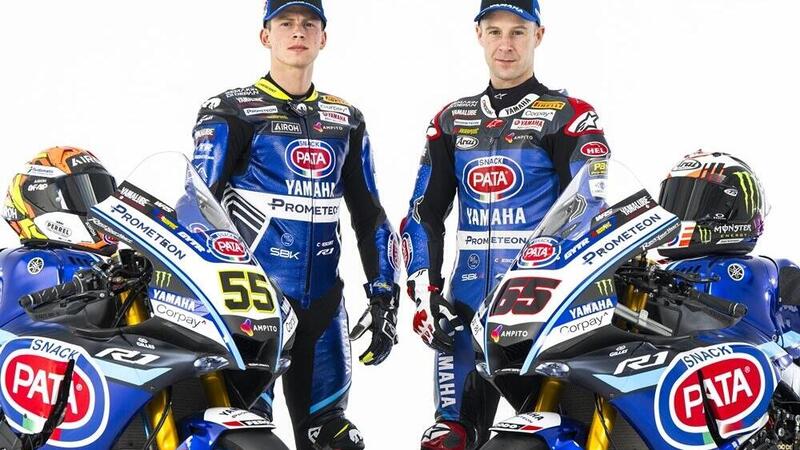 SBK 2024. Presentato il Pata Prometeon Yamaha WorldSBK Team: ecco la livrea della R1 di Rea e Locatelli [GALLERY]