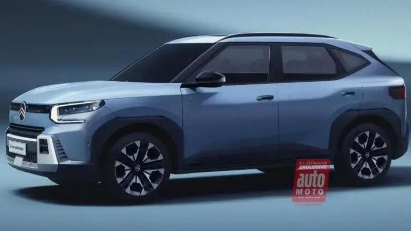 Citroen C5 Aircross: il render di Auto-Moto della nuova suv del 2025