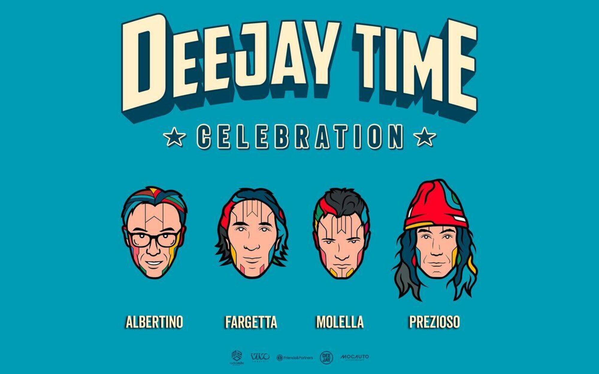 Mario Fargetta, Molella, Albertino e Giorgio Prezioso al Celebration Deejay Time