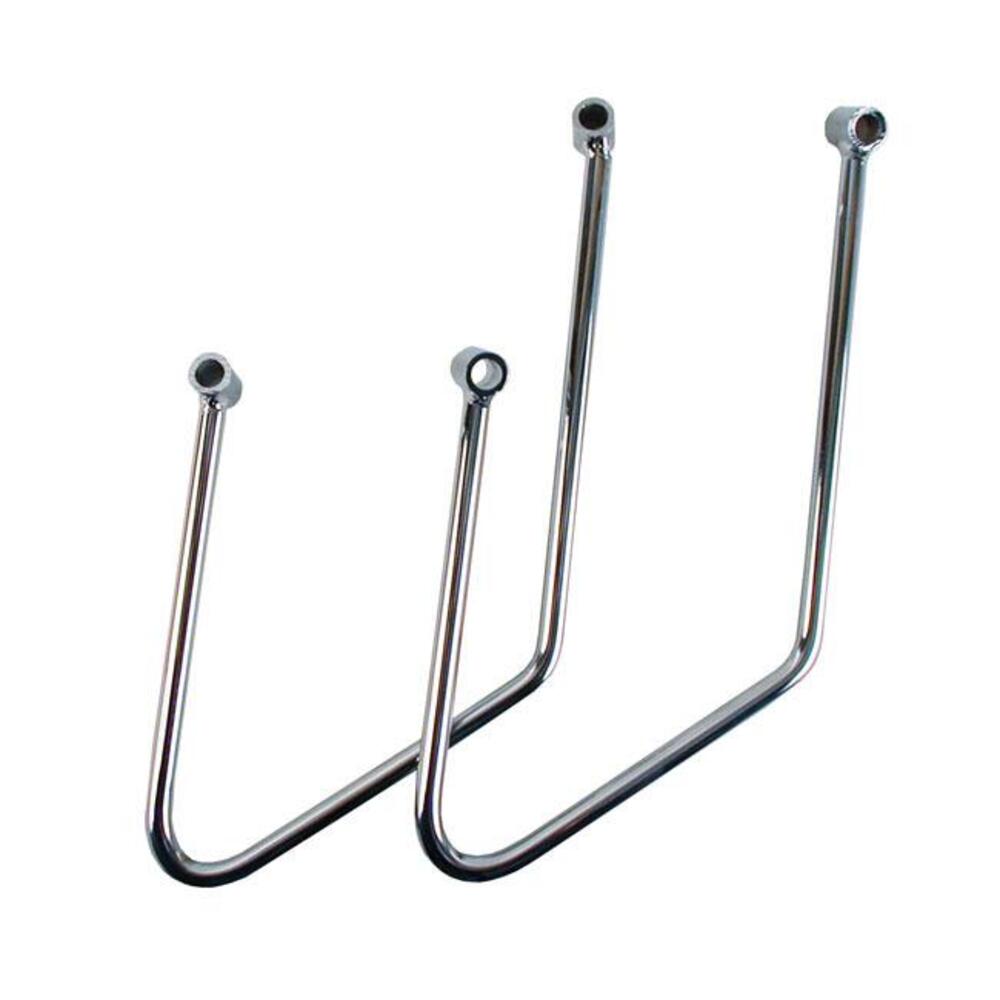 Supporti borse cromati per Softail FXST e FLST da 