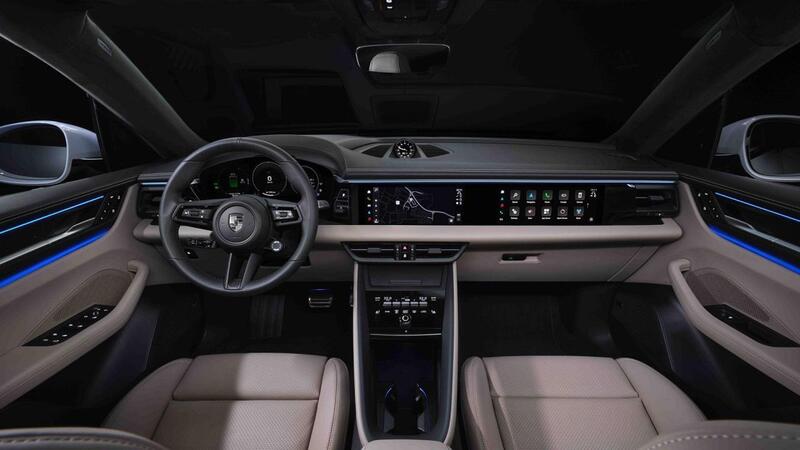 Gli interni della nuova Porsche Macan elettrica