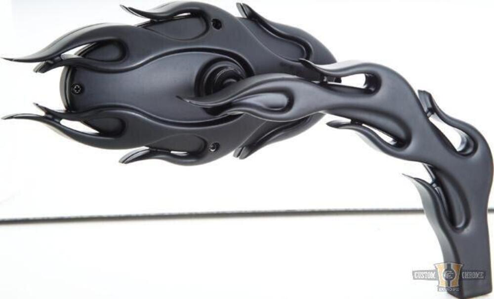 Specchietto Ness Tech Flamed destro nero Arlen Ness