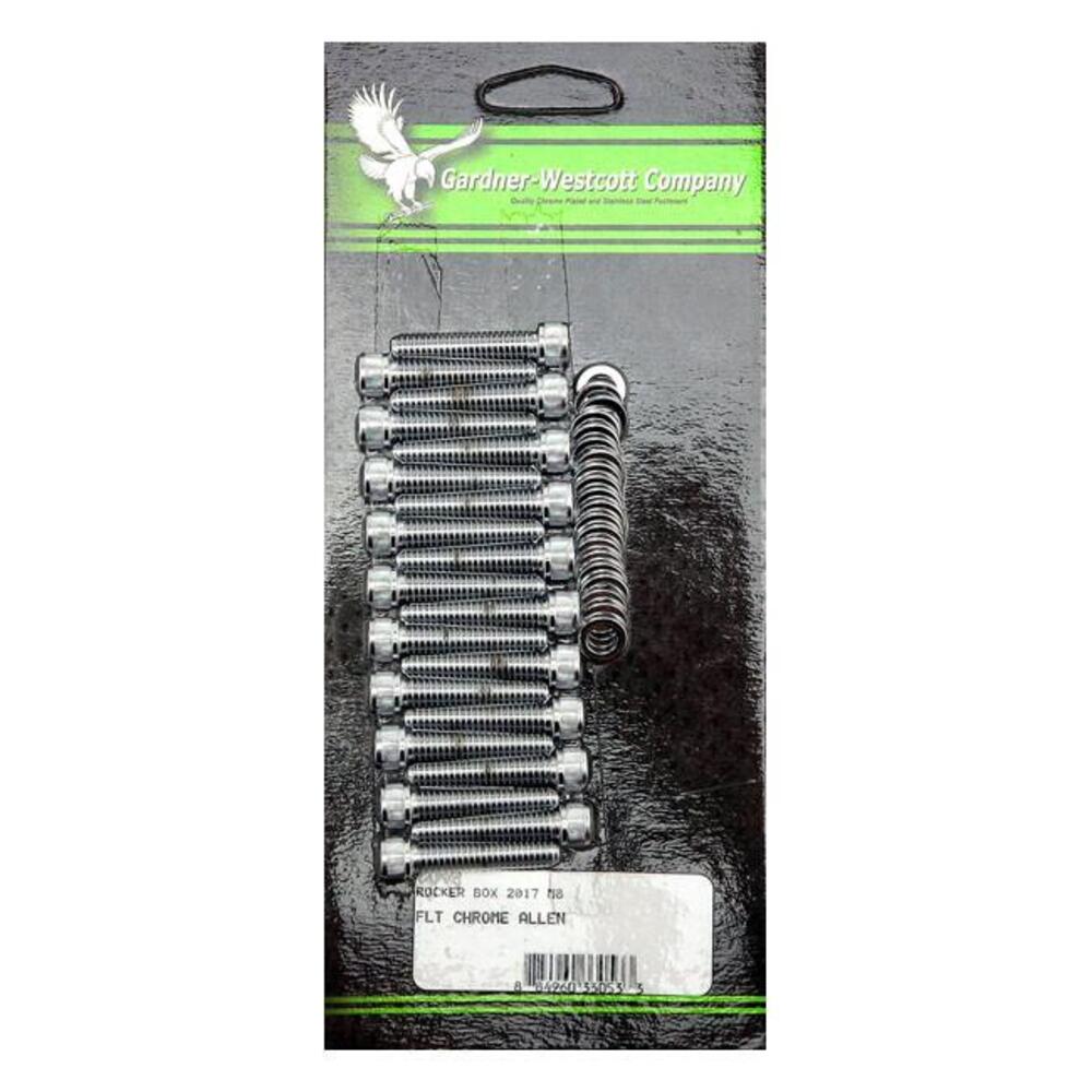 Kit viti coperchi bilancieri cromate per Softail M 