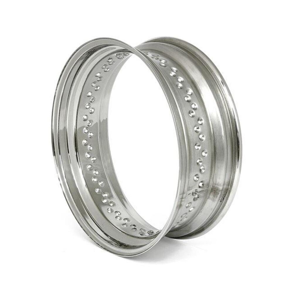 Cerchione 16x4.00 - 80 fori - inox lucido TTS 