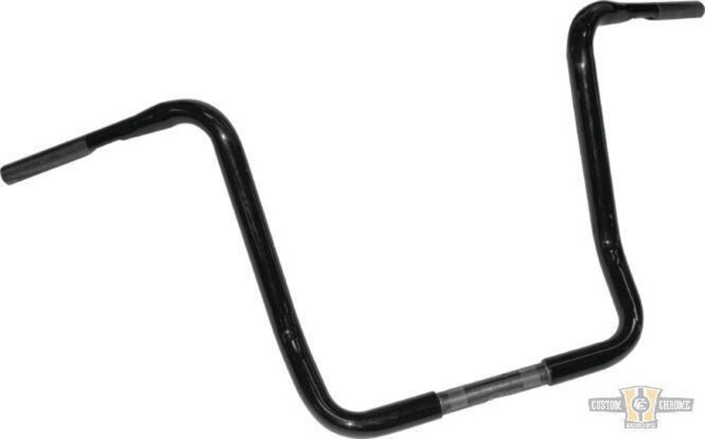 Manubrio Ape Hanger 1-1/4" alto 16" FLHT nero Fat 