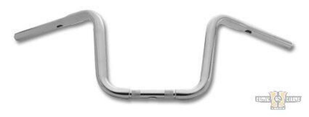 Manubrio Ape Hanger 1-1/4" alto 11" Cromato senza 