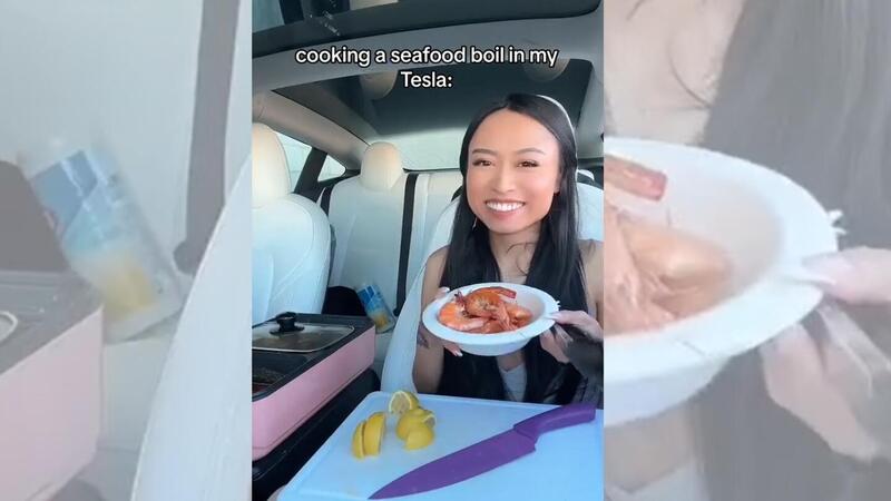 La mia Tesla cuoce la pasta: la cuoca elettrica &egrave; virale [VIDEO]