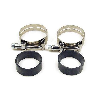 Fascette acciaio con fascette in gomma fissaggio c 