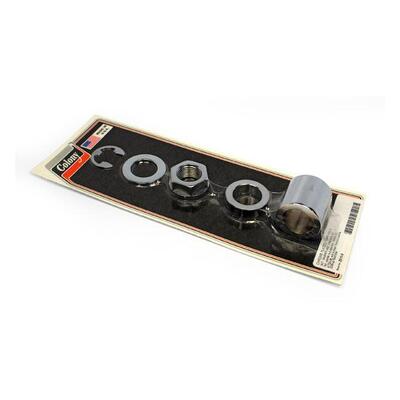 Kit distanziali ruota posteriore cromati e dado se 