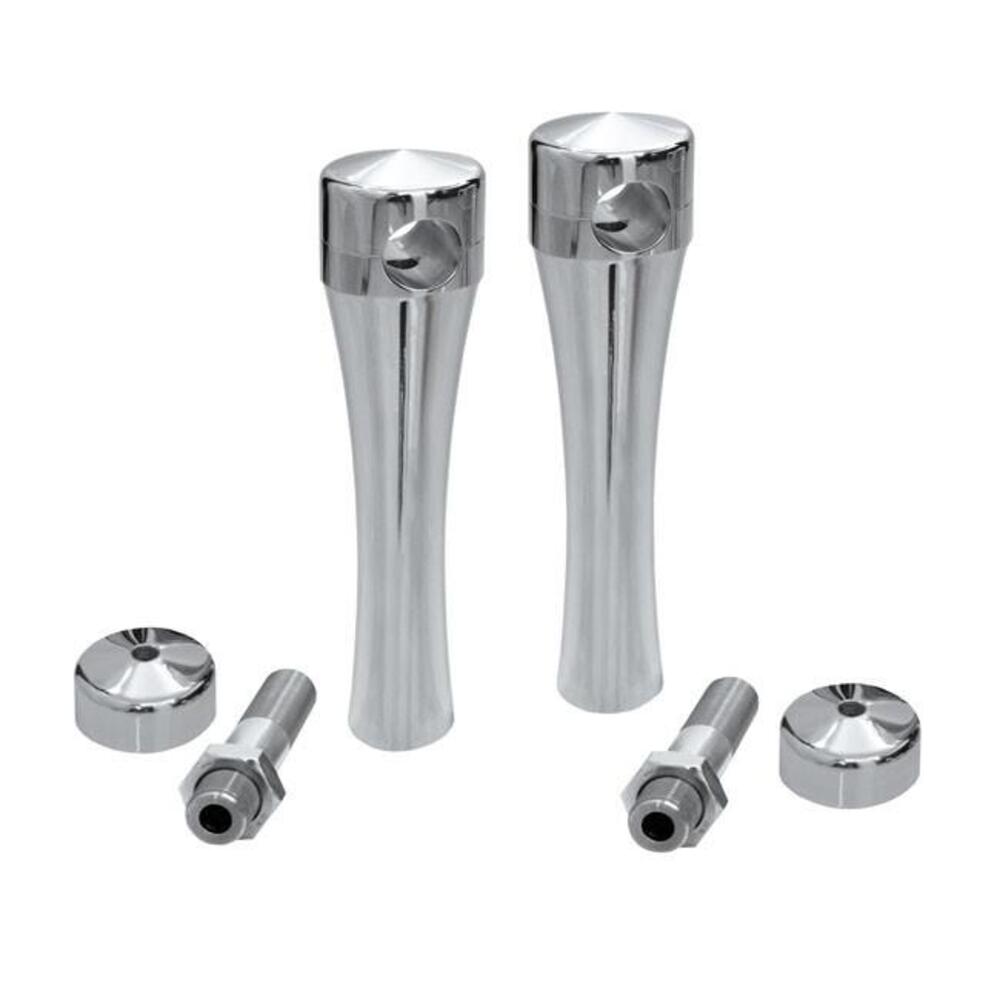 Riser Rebuffini cromati alti 2” lisci forati con p 