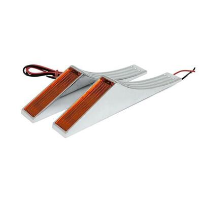 frecce a lampadina Vision cromate lente arancio no 