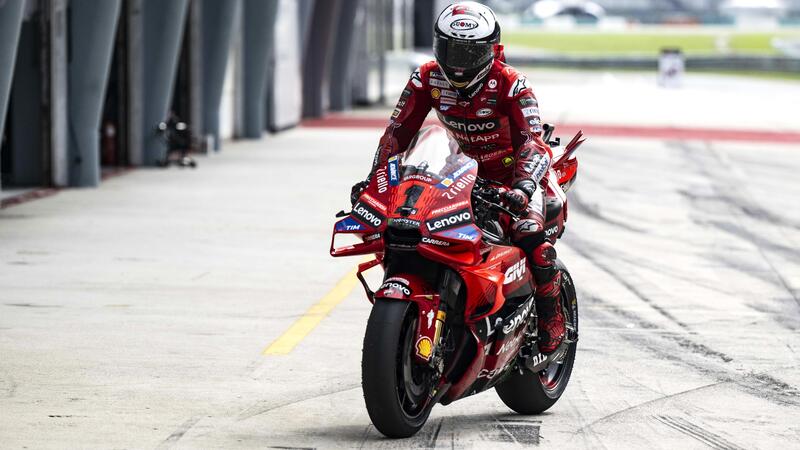 Pecco Bagnaia-Speedy Gonzales, in quattro sotto al 57! Lo scherzo di KTM: resoconto del 3&deg; giorno di test a Sepang [CLASSIFICA e GALLERY]