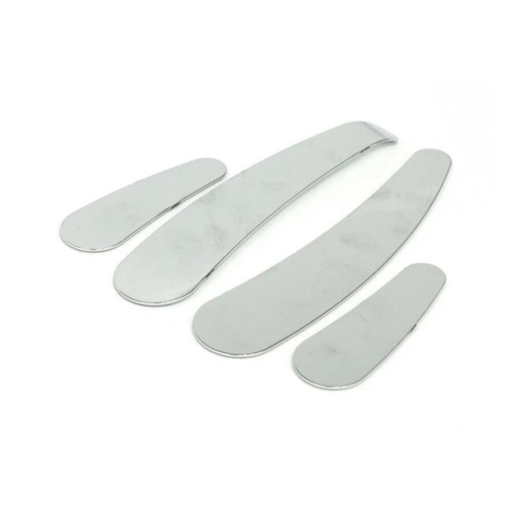 Coperchi in acciaio cromato adesivi per Softail da 