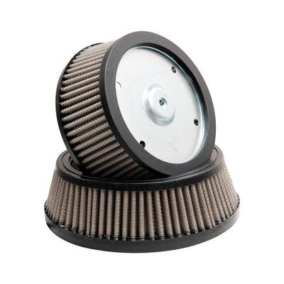 Filtro aria lavabile GRIGIO per Touring dal 1993 a Arlen Ness