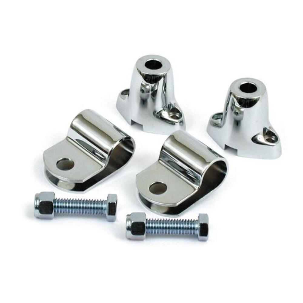 kit supporti fari supplementari cromato per FL dal 