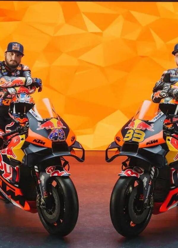 Presentate le KTM RC16 di Jack Miller e Brad Binder: unico obiettivo, battere la Ducati di Dall&#039;Igna