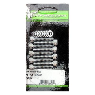 Kit viti coperchio camme cromate per Touring M8 da 