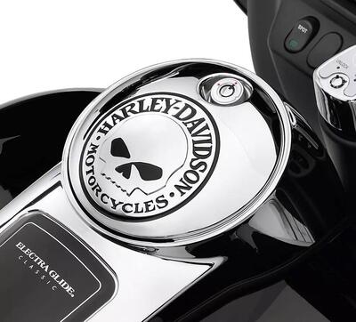 Sportello copri tappo serbatoio benzina HD Skull p 